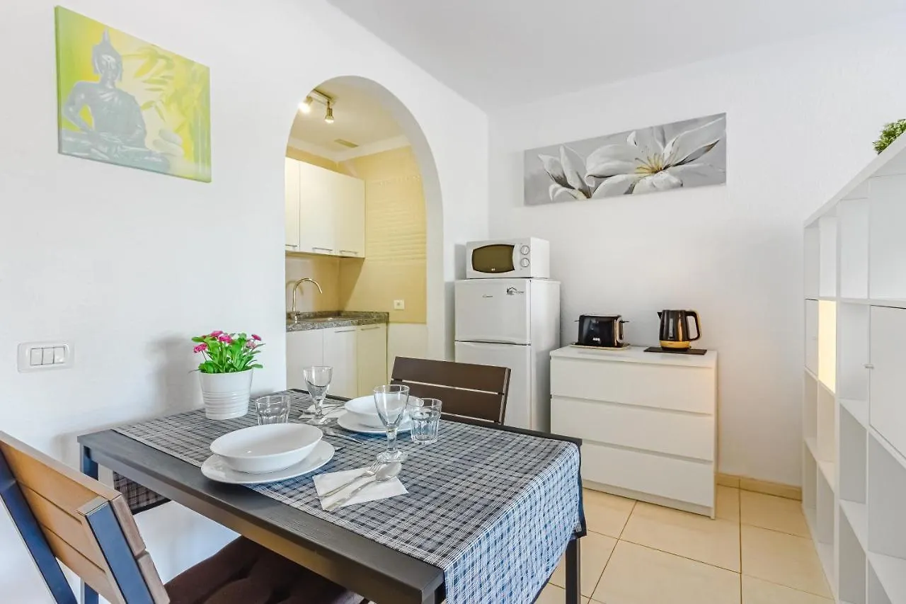 Apartamento Fantastic Large Studio In Front Of Beach Heated Pool Wifi Arona  España